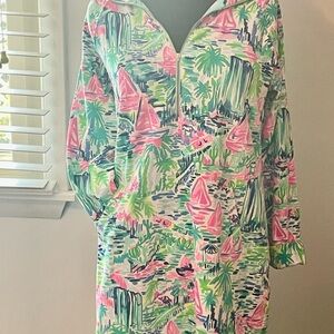 Lilly Pulitzer Multicolor Long Sleeve Dress